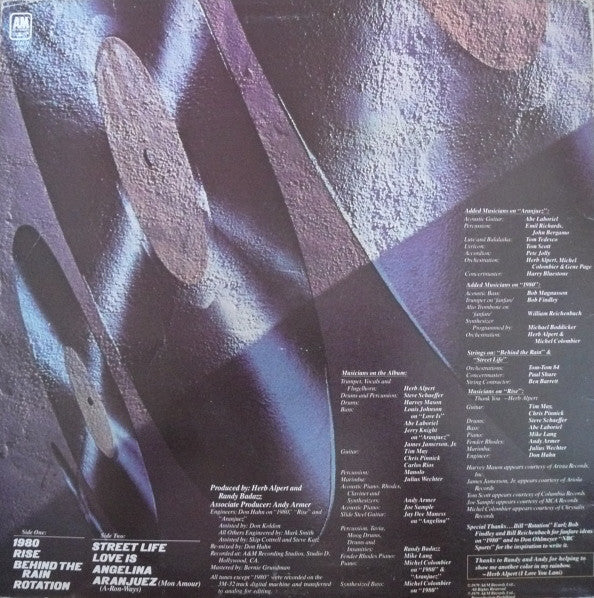 Herb Alpert : Rise (LP, Album)