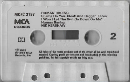Nik Kershaw : Human Racing (Cass, Album)