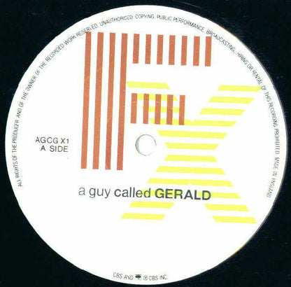 A Guy Called Gerald : FX (Mayday Mix) (12", Single)
