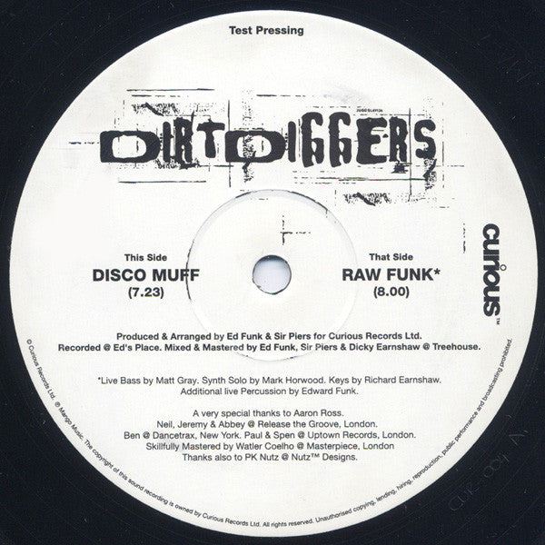 DirtDiggers : Disco Muff / Raw Funk (12", TP)