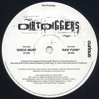 DirtDiggers : Disco Muff / Raw Funk (12", TP)