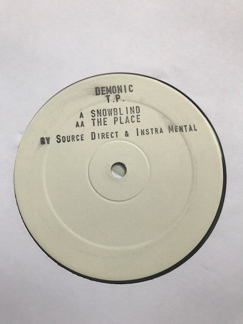 Source Direct and Instra:mental : Snowblind / The Place (12", W/Lbl, Sta)