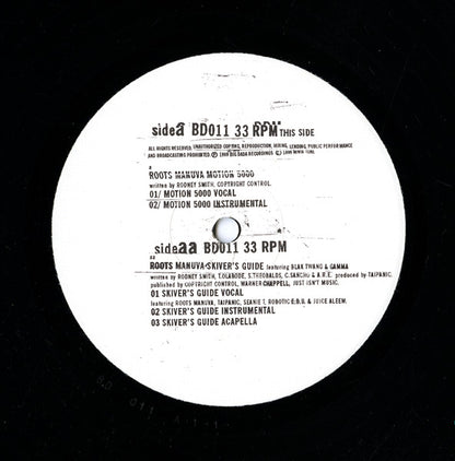 Roots Manuva : Motion 5000 (12", Single)