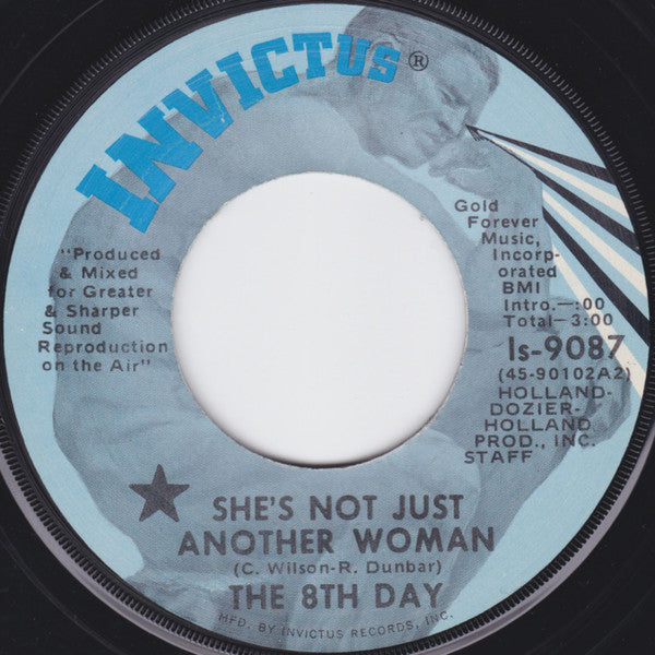 The 8th Day : She's Not Just Another Woman (7", Los)