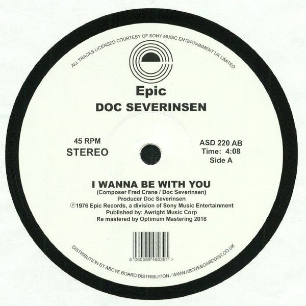Doc Severinsen : I Wanna Be With You (DJ Harvey's Pacific Beach Edit) (12", RE, RM)