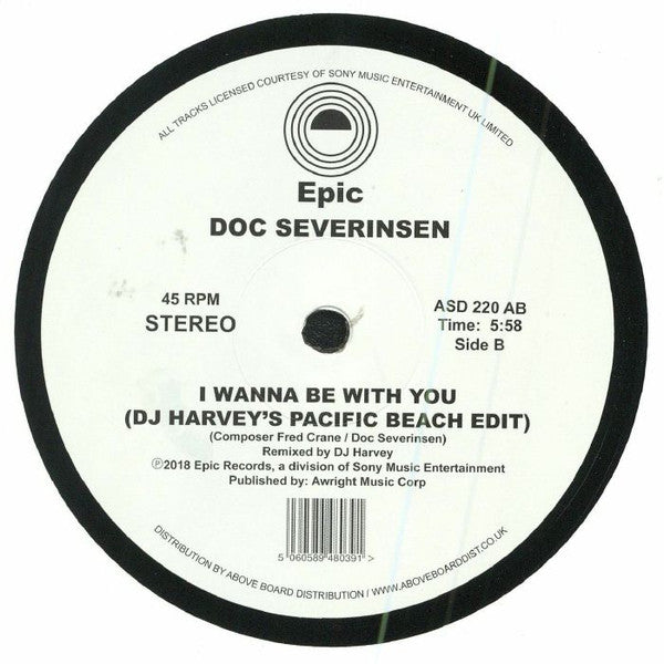 Doc Severinsen : I Wanna Be With You (DJ Harvey's Pacific Beach Edit) (12", RE, RM)
