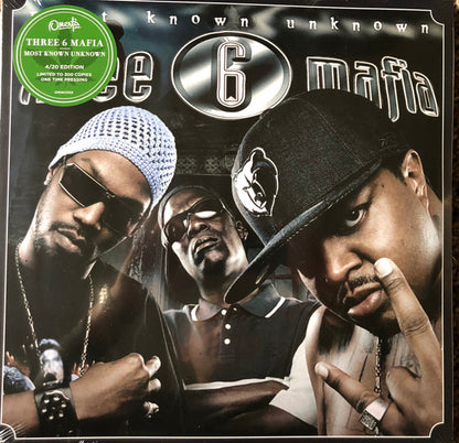 Three 6 Mafia : Most Known Unknown (2xLP, Album, Ltd, Num, RE, RM, Gre)