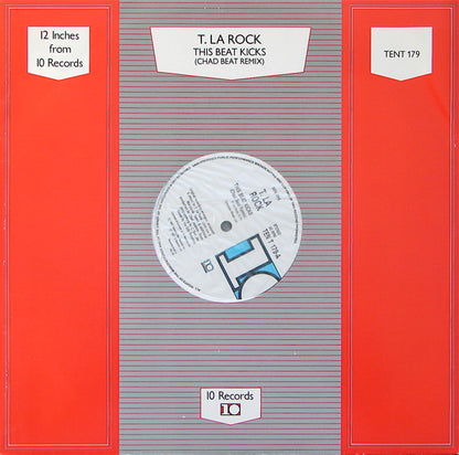 T La Rock : This Beat Kicks (Chad Beat Remix) / Having Fun / Back To Burn (12")