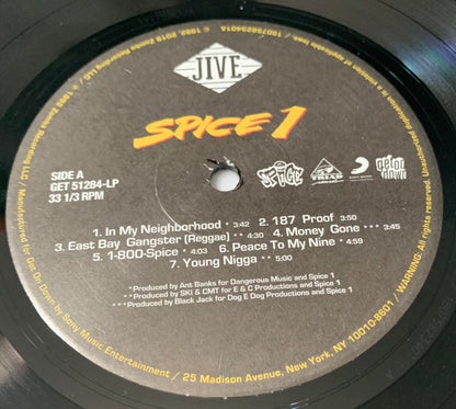 Spice 1 : Spice 1 (LP, Album, RE)