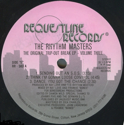 The Rhythm Masters : The Original Trip-Out Break EP - Volume 3 (12", EP)