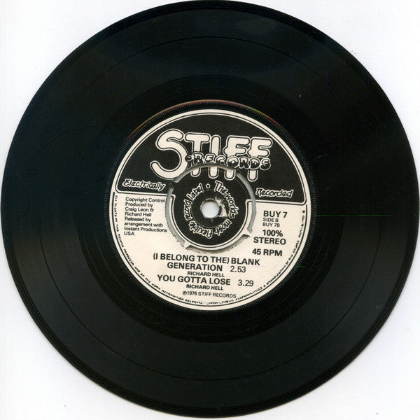 Richard Hell : Another World (7", EP, Ltd, Num, Pus)