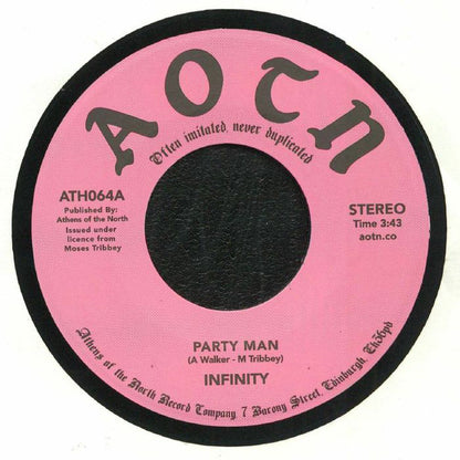 Infinity (6) : Party Man / Put Everything In Place (7", RE)