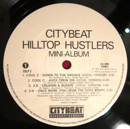 Cool C / 3-D* : Hilltop Hustlers (12", MiniAlbum)