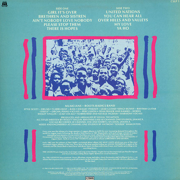 The Viceroys : Brethren And Sistren (LP, Album)