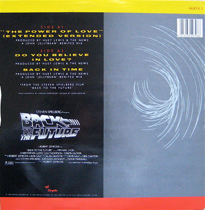 Huey Lewis And The News* : The Power Of Love / Do You Believe In Love (12", Single, RE)