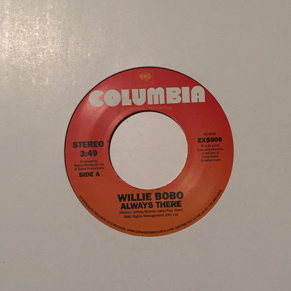 Willie Bobo : Always There (7", Single, RE)