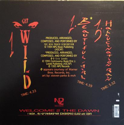 The New Power Generation : Get Wild - The Single (12", Single)