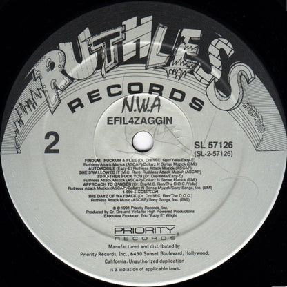 N.W.A* : Efil4zaggin (LP, Album)