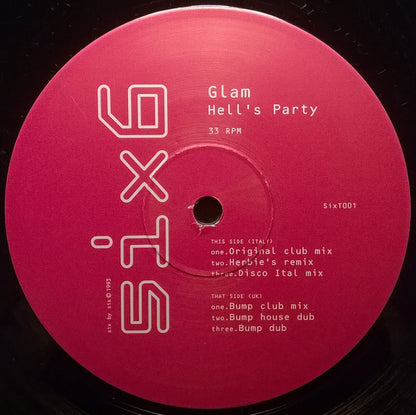 Glam : Hell's Party (12")