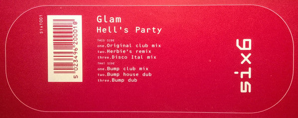 Glam : Hell's Party (12")