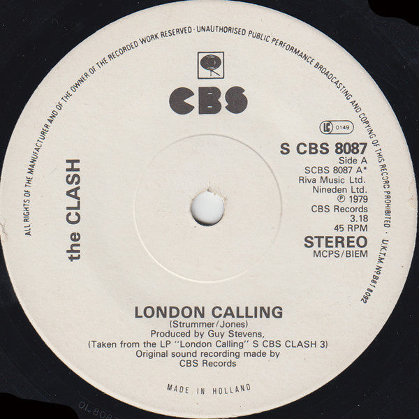 The Clash : London Calling / Armagideon Time (7", Single)