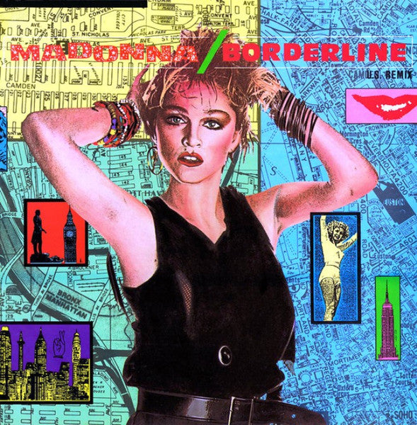 Madonna : Borderline (U.S. Remix) (12", Single, PRS)