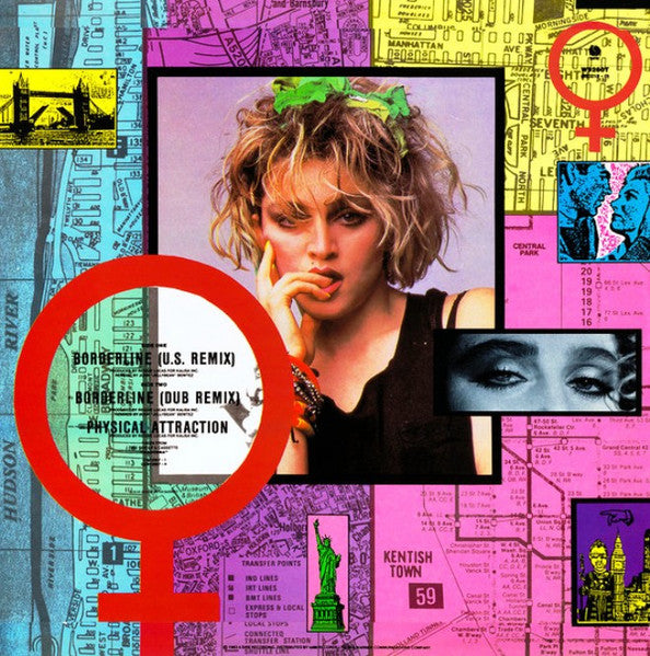 Madonna : Borderline (U.S. Remix) (12", Single, PRS)
