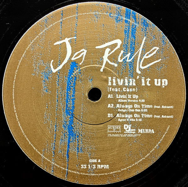 Ja Rule Feat Case : Livin' It Up (12")