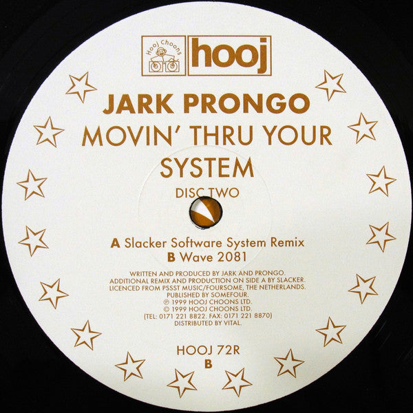 Jark Prongo : Movin' Thru Your System  (12", 2/2)
