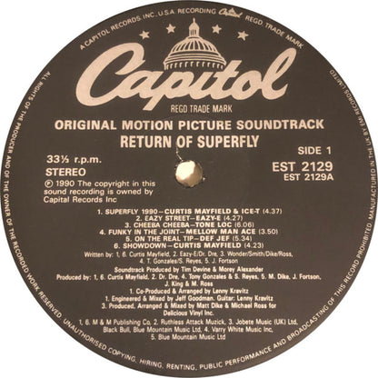 Various : Return Of Superfly (Original Motion Picture Soundtrack) (LP, Comp)