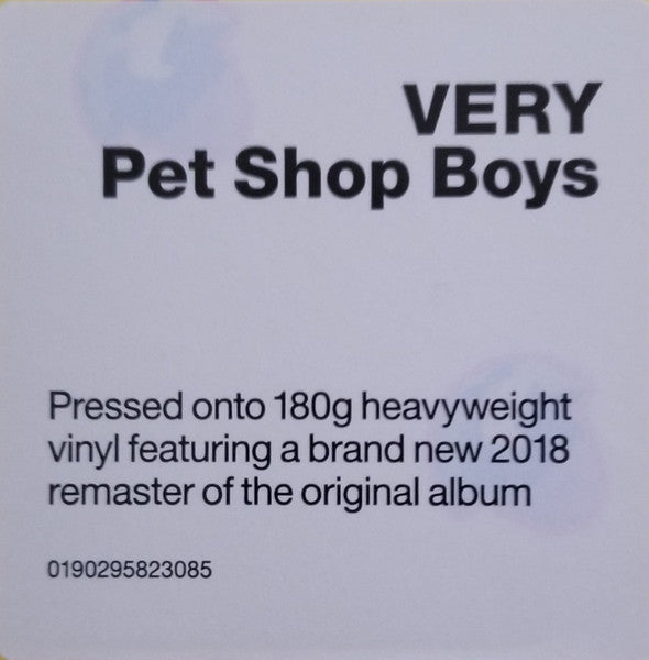 Pet Shop Boys : Very (LP, Album, RE, RM, 180)