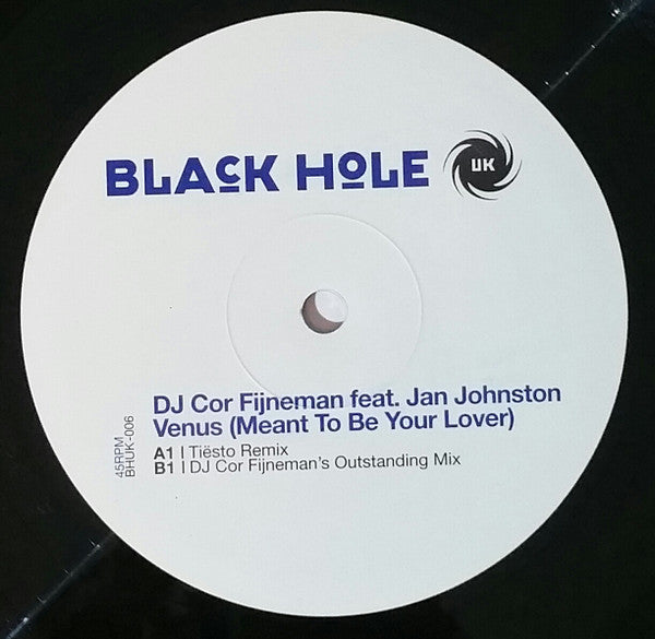 DJ Cor Fijneman* Feat. Jan Johnston : Venus (Meant To Be Your Lover) (12")