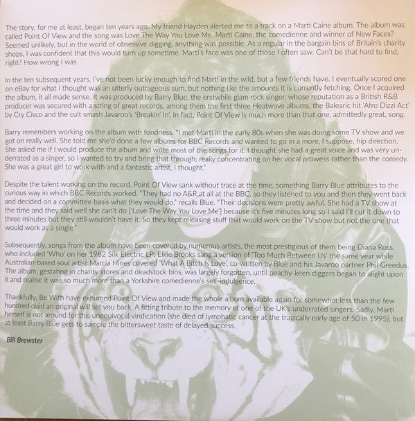 Marti Caine : Point Of View  (LP, Ltd, RE, RM, S/Edition, 180)