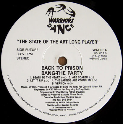 Bang The Party : Back To Prison (LP, Album)