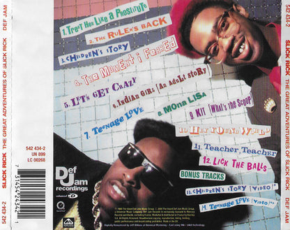 Slick Rick : The Great Adventures Of Slick Rick (CD, Album, Enh, RE, RM)