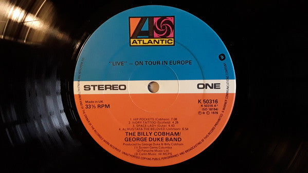 The Billy Cobham / George Duke Band : "Live" On Tour In Europe (LP, Album)