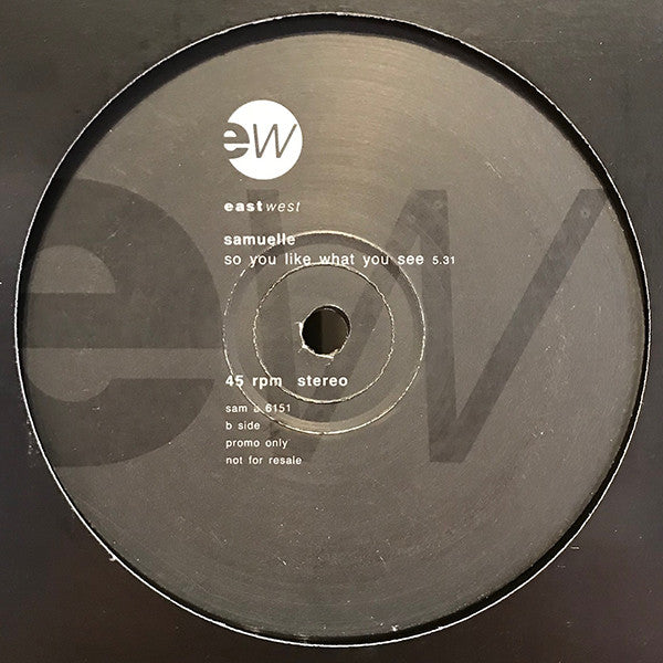 Samuelle Prater : So You Like What You See (12", Promo)
