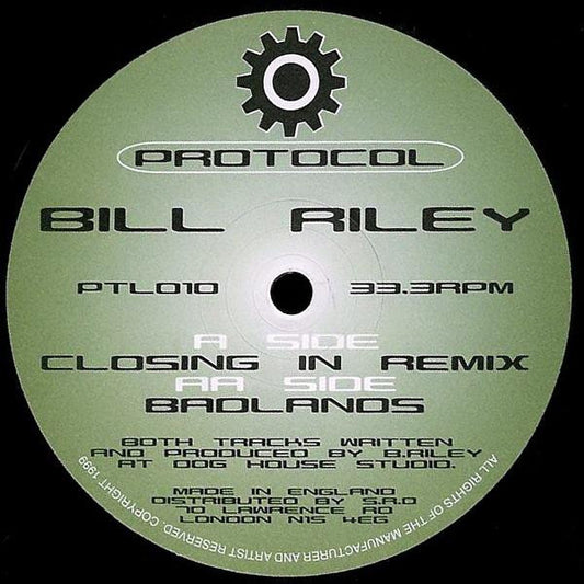 Bill Riley : Closing In (Remix) / Badlands (12")