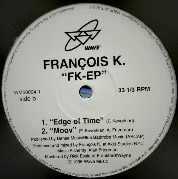 François K.* : FK-EP (12", EP, RE)