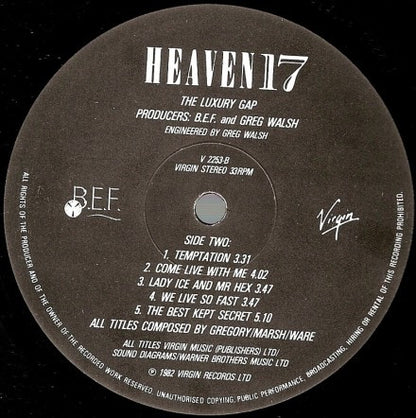 Heaven 17 : The Luxury Gap (LP, Album, EMI)