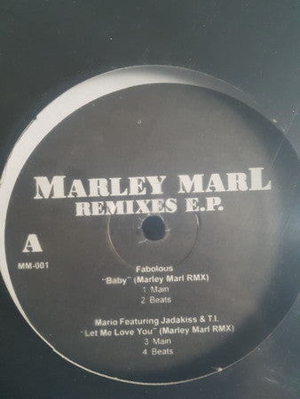 Marley Marl : Marley Marl Remixes E.P. (12", EP, Unofficial, W/Lbl)