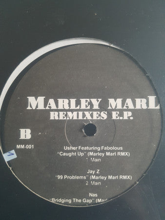 Marley Marl : Marley Marl Remixes E.P. (12", EP, Unofficial, W/Lbl)
