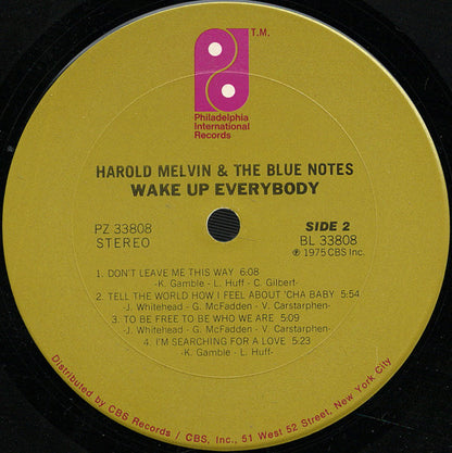 Harold Melvin And The Blue Notes : Wake Up Everybody (LP, Album, San)