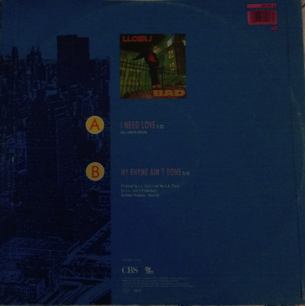 L.L. Cool J* : I Need Love (12")
