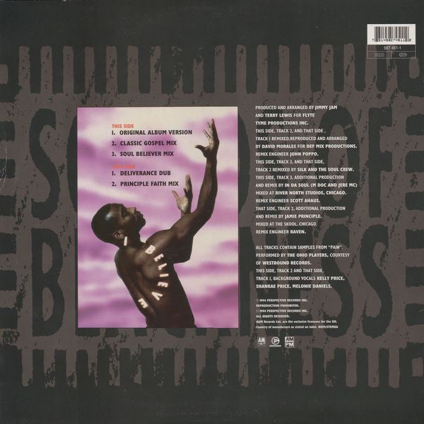 Sounds Of Blackness : I Believe (12", Single)