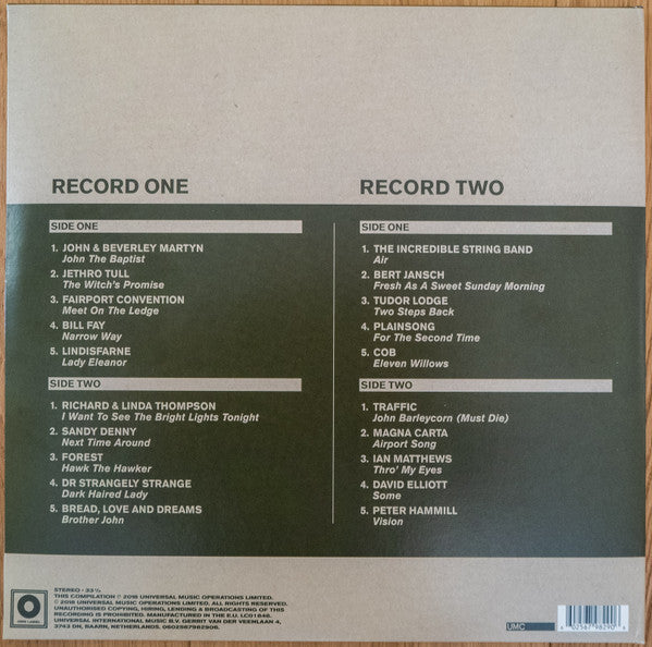 Various : Meet On The Ledge (A Taste Of Folk Rock) (2xLP, Comp, Ltd)