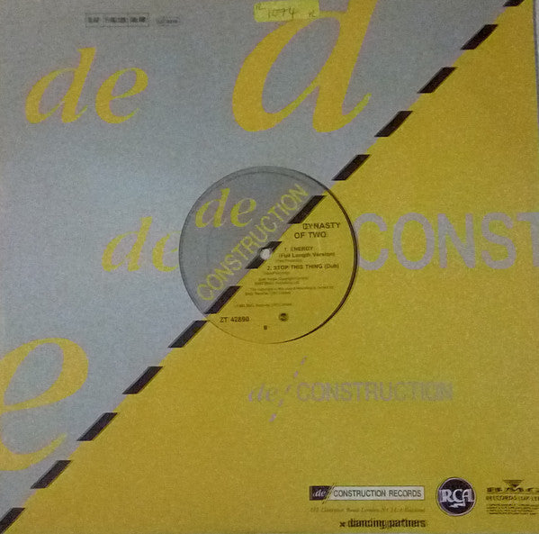 Dynasty Of Two Featuring Rowetta : Stop This Thing (12")