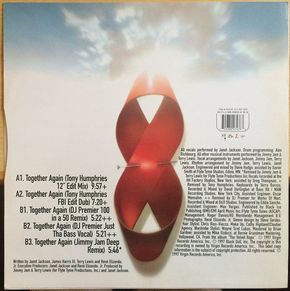Janet* : Together Again (12", Single)