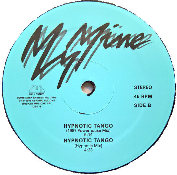 My Mine : Hypnotic Tango (12", Maxi, RE, RM)