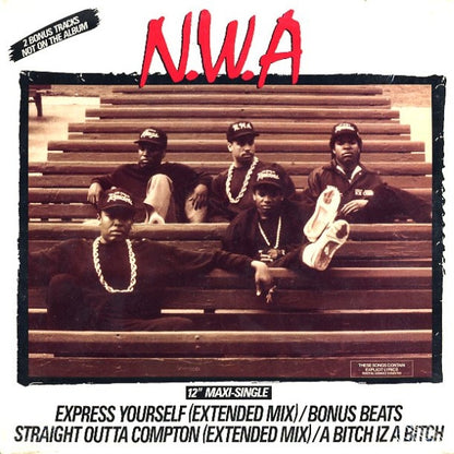N.W.A. : Express Yourself (12", Maxi)